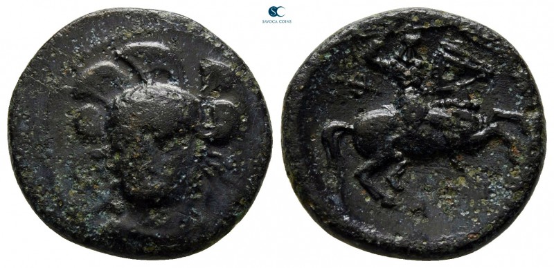 Thessaly. Pharsalos circa 400-344 BC. 
Bronze Æ

17 mm., 3,29 g.



nearl...