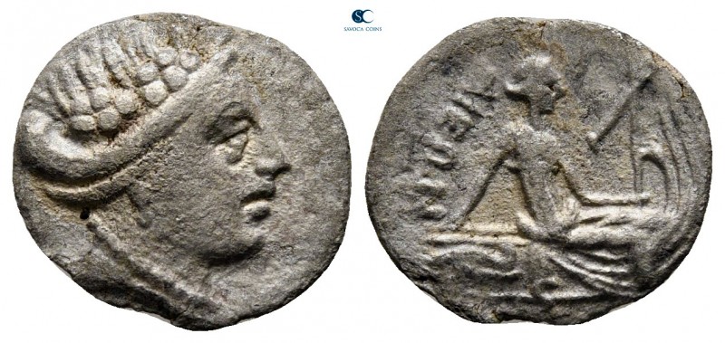 Euboea. Histiaia circa 168-146 BC. 
Tetrobol AR

13 mm., 0,79 g.



nearl...