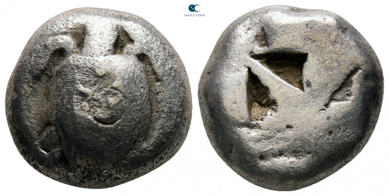 Islands off Attica. Aegina circa 525-475 BC. 
Stater AR

17 mm., 11,96 g.

...