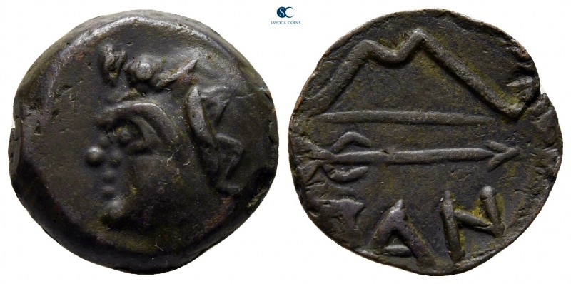 Cimmerian Bosporos. Pantikapaion circa 304-250 BC. 
Bronze Æ

15 mm., 2,83 g....