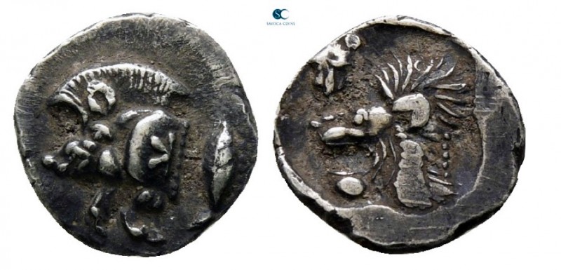 Mysia. Kyzikos circa 525-475 BC. 
Hemiobol AR

9 mm., 0,44 g.



nearly v...