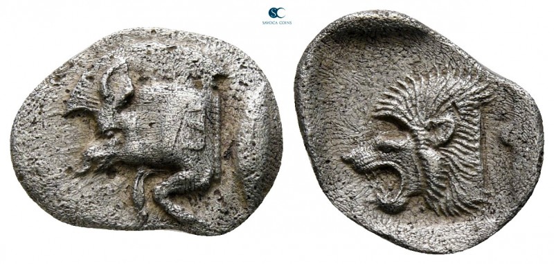 Mysia. Kyzikos circa 450-400 BC. 
Obol AR

13 mm., 0,79 g.



very fine