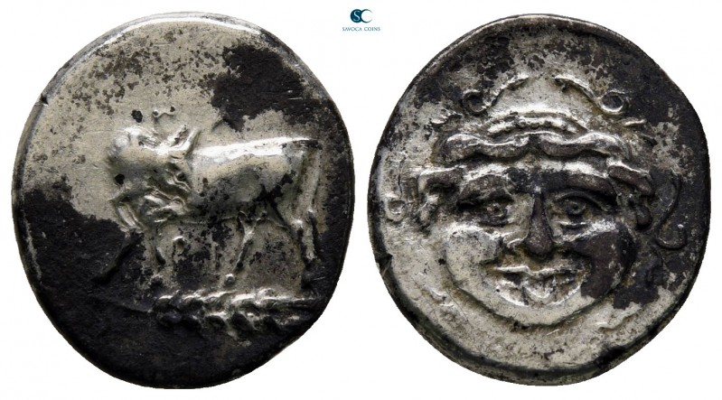 Mysia. Parion circa 400-300 BC. 
Hemidrachm AR

16 mm., 2,36 g.



very f...