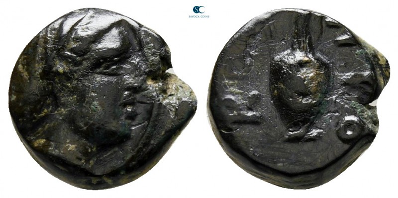 Mysia. Prokonnesos circa 350-250 BC. 
Bronze Æ

10 mm., 1,50 g.



very f...