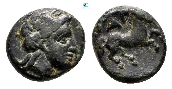 Troas. Gargara circa 350 BC. 
Bronze Æ

7 mm., 0,71 g.



very fine