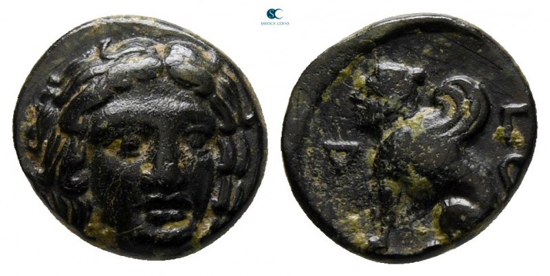 Troas. Gergis circa 400-300 BC. 
Bronze Æ

9 mm., 0,93 g.



very fine