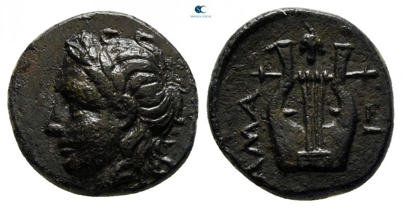 Troas. Hamaxitos circa 400-300 BC. 
Bronze Æ

12 mm., 1,37 g.



good ver...