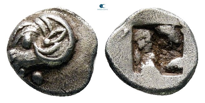 Troas. Kebren circa 525-475 BC. 
Hemiobol AR

7 mm., 0,30 g.



good very...