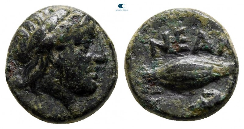 Troas. Neandria circa 400-300 BC. 
Bronze Æ

10 mm., 1,35 g.



very fine...