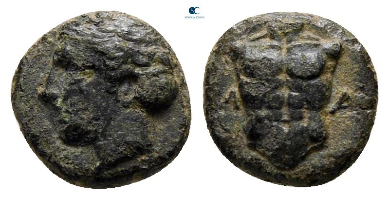 Ionia. Magnesia ad Maeander circa 375-325 BC. 
Bronze Æ

7 mm., 0,58 g.


...