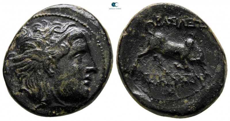 Seleukid Kingdom. Sardeis. Seleukos I Nikator 312-281 BC. 
Bronze Æ

21 mm., ...