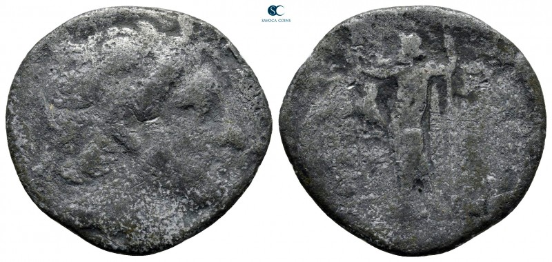 Seleukid Kingdom. Antioch. Antiochos VIII Epiphanes Grypos 121-97 BC. 
Fourrée ...