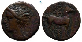 Zeugitania. Carthage circa 400-350 BC. Bronze Æ