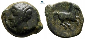 Zeugitania. Carthage circa 375-350 BC. Bronze Æ