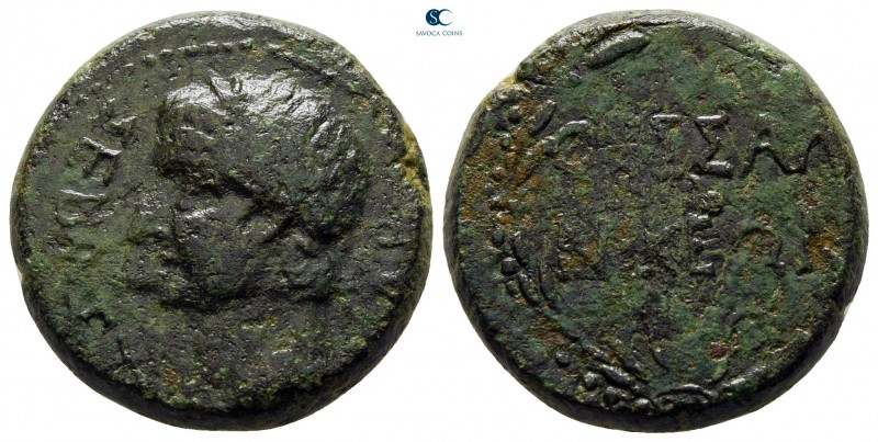 Macedon. Thessalonica. Tiberius AD 14-37. 
Bronze Æ

21 mm., 9,79 g.



n...