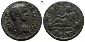 Lydia. Kilbianoi Inferiores (Nikaia). Geta as Caesar AD 197-209. Bronze Æ