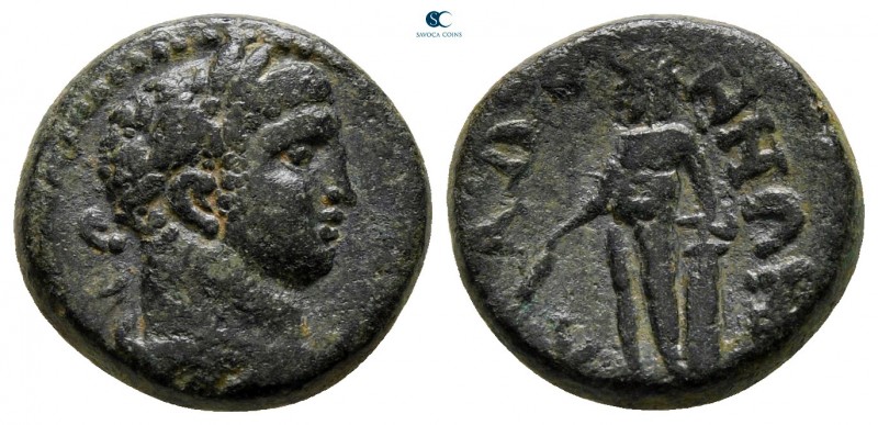 Lydia. Sala. Pseudo-autonomous issue AD 198-217. 
Bronze Æ

13 mm., 2,57 g.
...