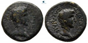 Lydia. Sardeis. Germanicus with Drusus 4 BC-AD 19. Bronze Æ
