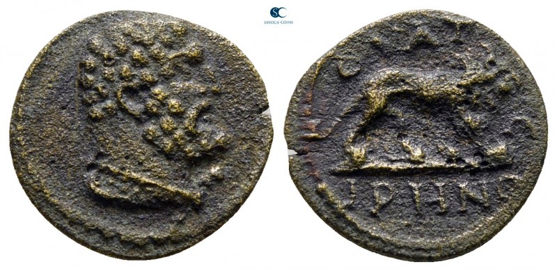 Lydia. Thyateira. Pseudo-autonomous issue AD 198-211. 
Bronze Æ

13 mm., 1,13...