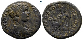 Lydia. Tmolis-Aureliopolis. Geta AD 198-211. Bronze Æ