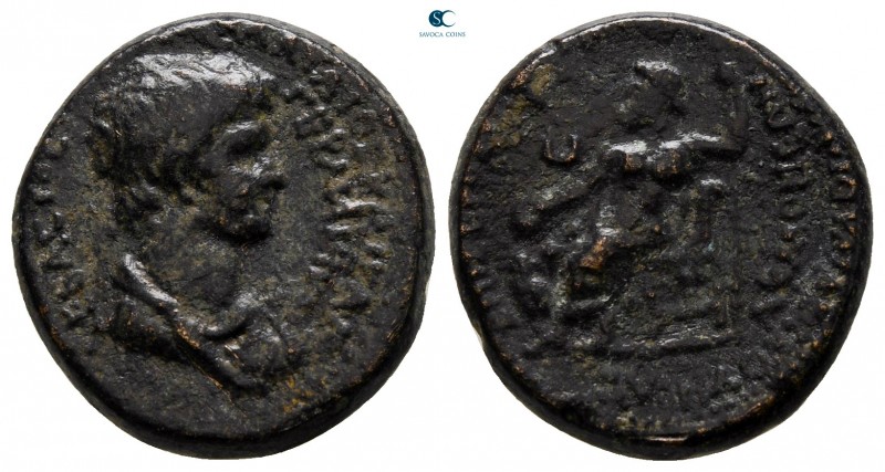 Phrygia. Akmoneia. Nero AD 54-68. 
Bronze Æ

27 mm., 4,02 g.



very fine...