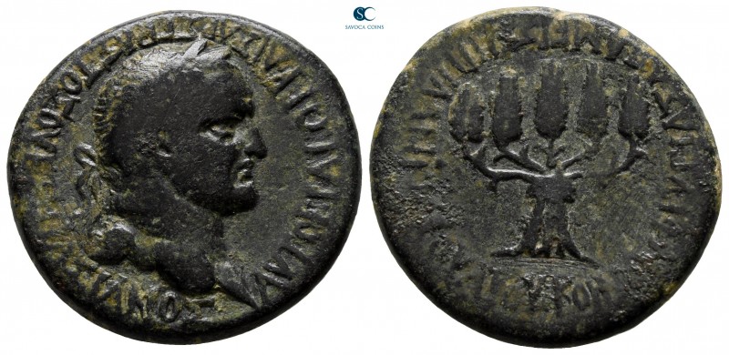 Phrygia. Apameia. Vespasian AD 69-79. 
Bronze Æ

25 mm., 9,76 g.



very ...