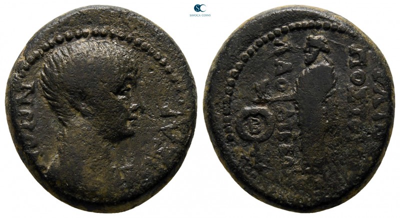 Phrygia. Laodikeia ad Lycum. Nero AD 54-68. 
Bronze Æ

21 mm., 6,69 g.


...