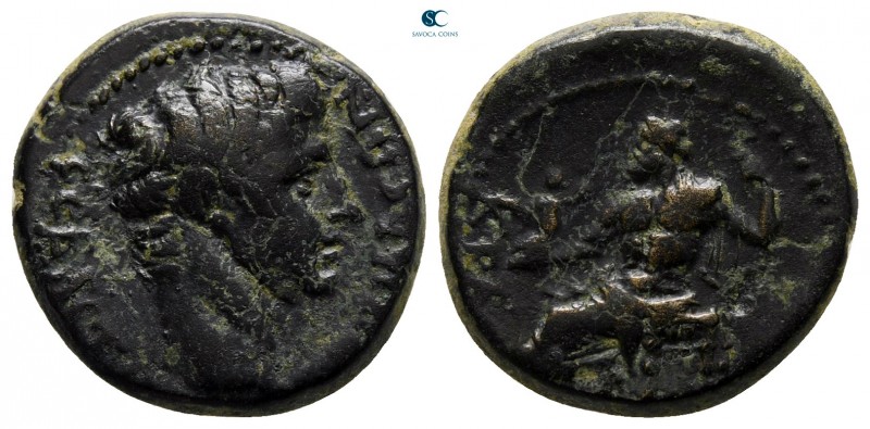 Phrygia. Synnada. Tiberius AD 14-37. 
Bronze Æ

16 mm., 4,11 g.



very f...