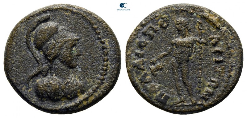 Pisidia. Palaiopolis. Pseudo-autonomous issue AD 138-161. 
Bronze Æ

15 mm., ...