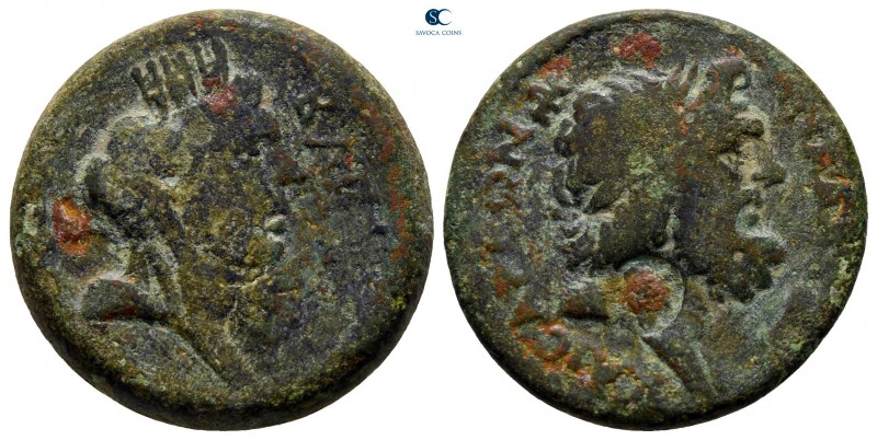 Cilicia. Anazarbos. Pseudo-autonomous issue circa AD 113-114. 
Bronze Æ

22 m...