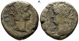 Egypt. Alexandria. Nero, with Divus Augustus AD 54-68. Tetradrachm BI