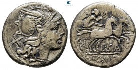 L. Saufeius 152 BC. Rome. Denarius AR