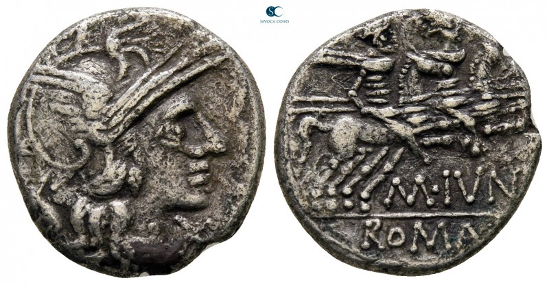 M. Junius Silanus. 145 BC. Rome
Denarius AR

18 mm., 3,47 g.

nearly very f...