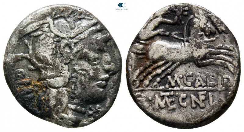 Marcus Calidius, Q. Metellus 117-116 BC. Rome
Denarius AR

19 mm., 3,63 g.
...