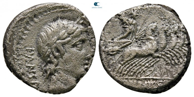 C. Vibius C.f. Pansa. 90 BC. Rome
Denarius AR

17 mm., 3,60 g.

nearly very...