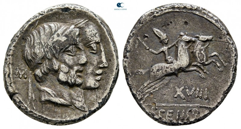 C. Censorinus 88 BC. Rome
Denarius AR

18 mm., 2,68 g.

very fine