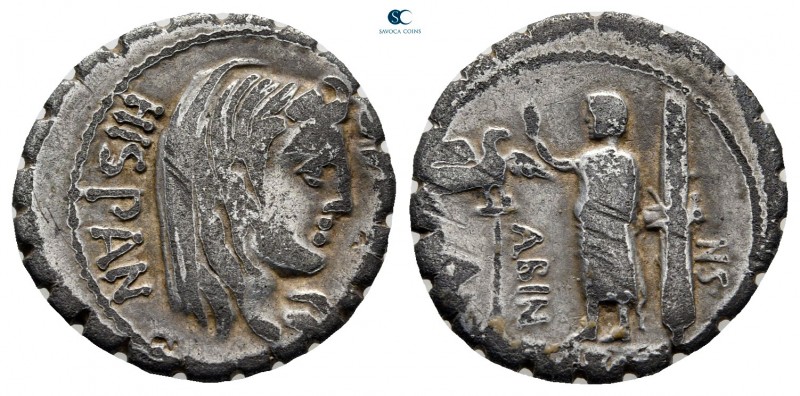 A. Postumius A. f. Sp. n. Albinus 81 BC. Rome
Serrate Denarius AR

19 mm., 3,...