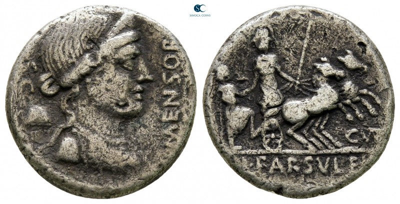 L. Farsuleius Mensor 76 BC. Rome
Denarius AR

18 mm., 3,60 g.

nearly very ...