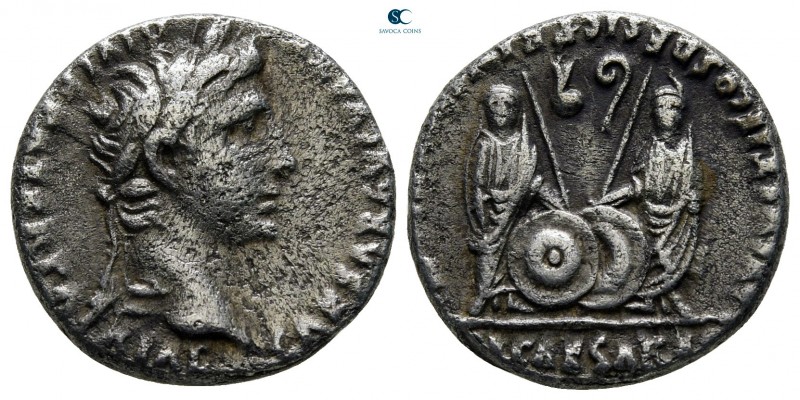 Augustus 27 BC-AD 14. Lugdunum
Denarius AR

17 mm., 3,59 g.

very fine