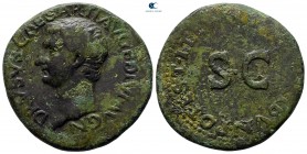 Drusus, son of Tiberius AD 22-23. Struck under Titus, AD 80-81. Rome. As Æ