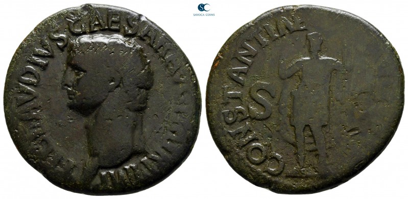 Claudius AD 41-54. Rome
As Æ

29 mm., 10,89 g.

nearly very fine