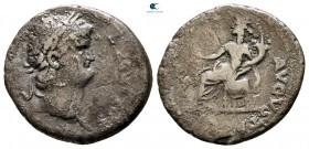 Nero AD 54-68. Struck circa AD 64-65. Rome. Denarius AR