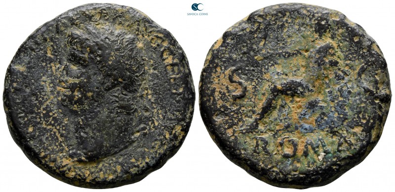 Nero AD 54-68. Rome
Sestertius Æ

35 mm., 25,78 g.

fine