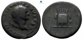 Vespasian AD 69-79. Rome. Limes Falsum of a Denarius Æ