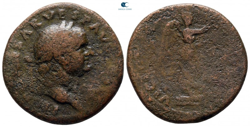 Vespasian AD 69-79. Rome
As Æ

27 mm., 10,26 g.

fine
