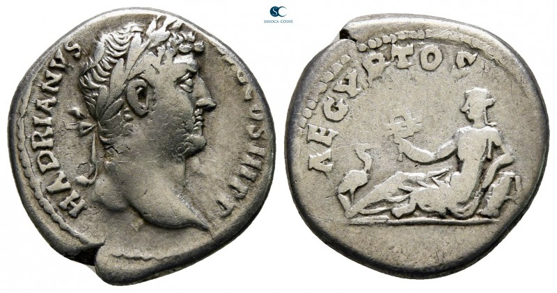 Hadrian AD 117-138. Rome
Denarius AR

17 mm., 2,92 g.

very fine