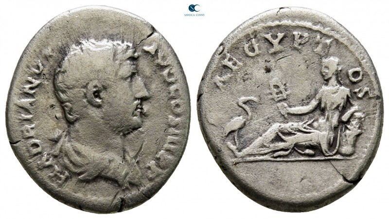 Hadrian AD 117-138. Rome
Denarius AR

18 mm., 2,71 g.

very fine