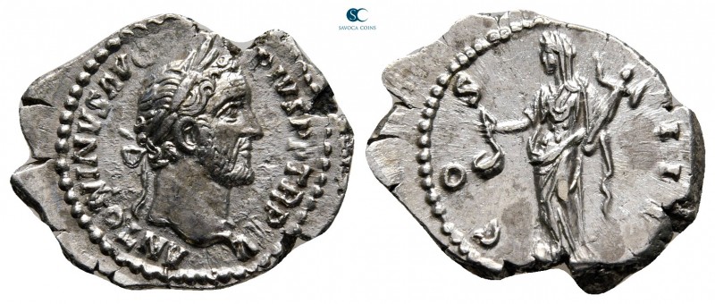 Antoninus Pius AD 138-161. Rome
Denarius AR

22 mm., 3,18 g.

nearly very f...