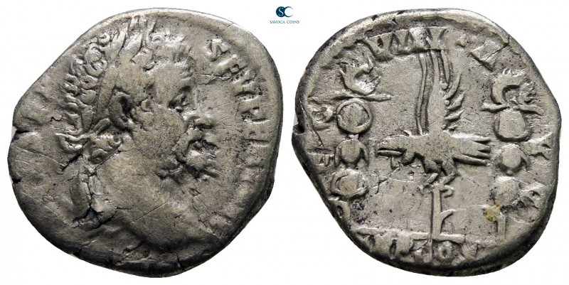 Septimius Severus AD 193-211. Rome
Denarius AR

17 mm., 2,43 g.

very fine