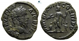 Septimius Severus AD 193-211. Rome. Limes Falsum of a Denarius Æ